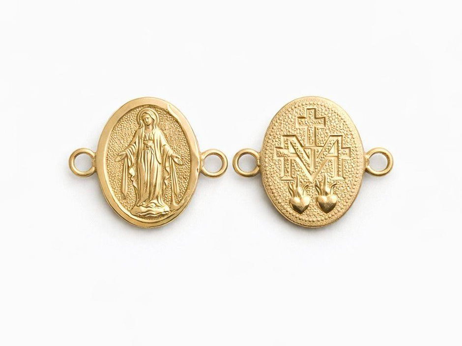 Separador Medalla Milagrosa Remarcada 15*10MM