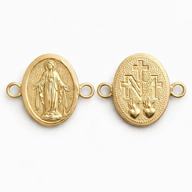Separador Medalla Milagrosa Remarcada 15*10MM