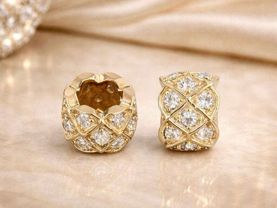 Pasante Cilindrico Microzircones 8*6MM