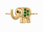 Separador Elefante 14*7MM Esmeraldas
