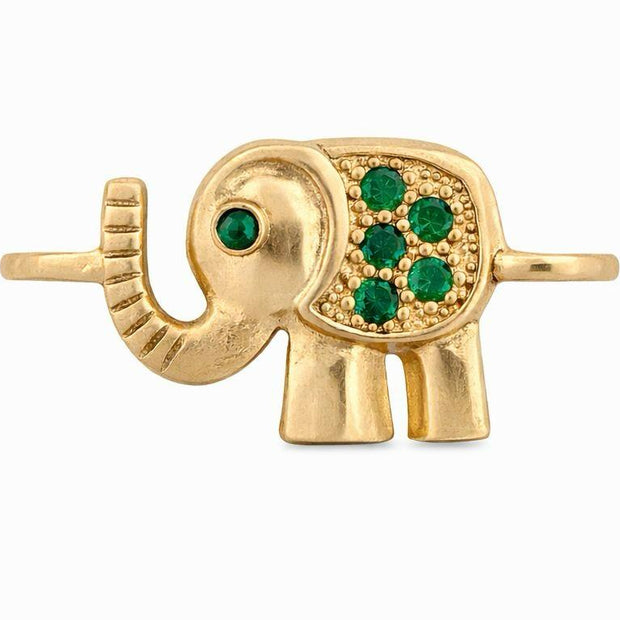 Separador Elefante 14*7MM Esmeraldas