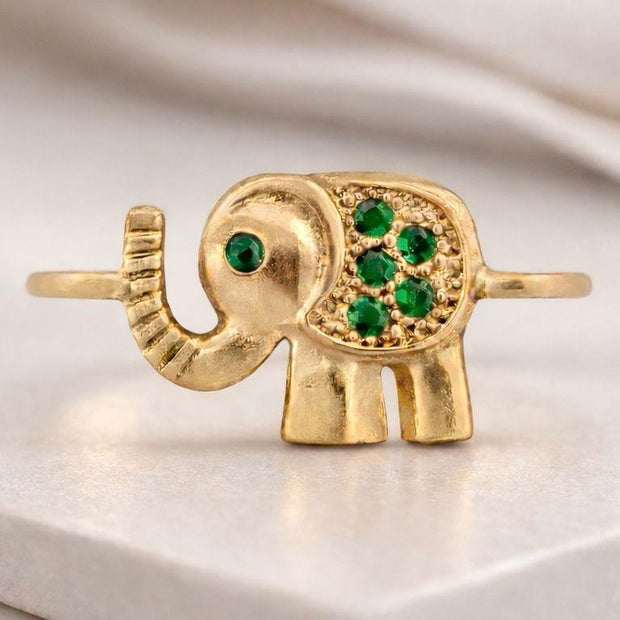 Separador Elefante 14*7MM Esmeraldas