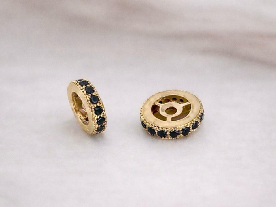 Pasante Cilindrico Microzircones 9MM