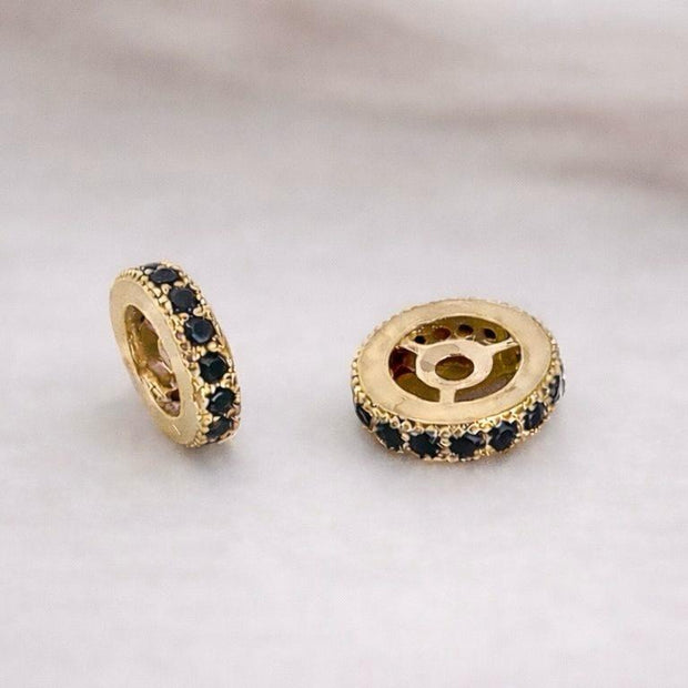 Pasante Cilindrico Microzircones 9MM