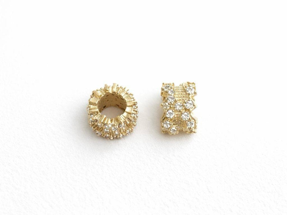 Pasante Cilindrico Microzircones 8*6MM