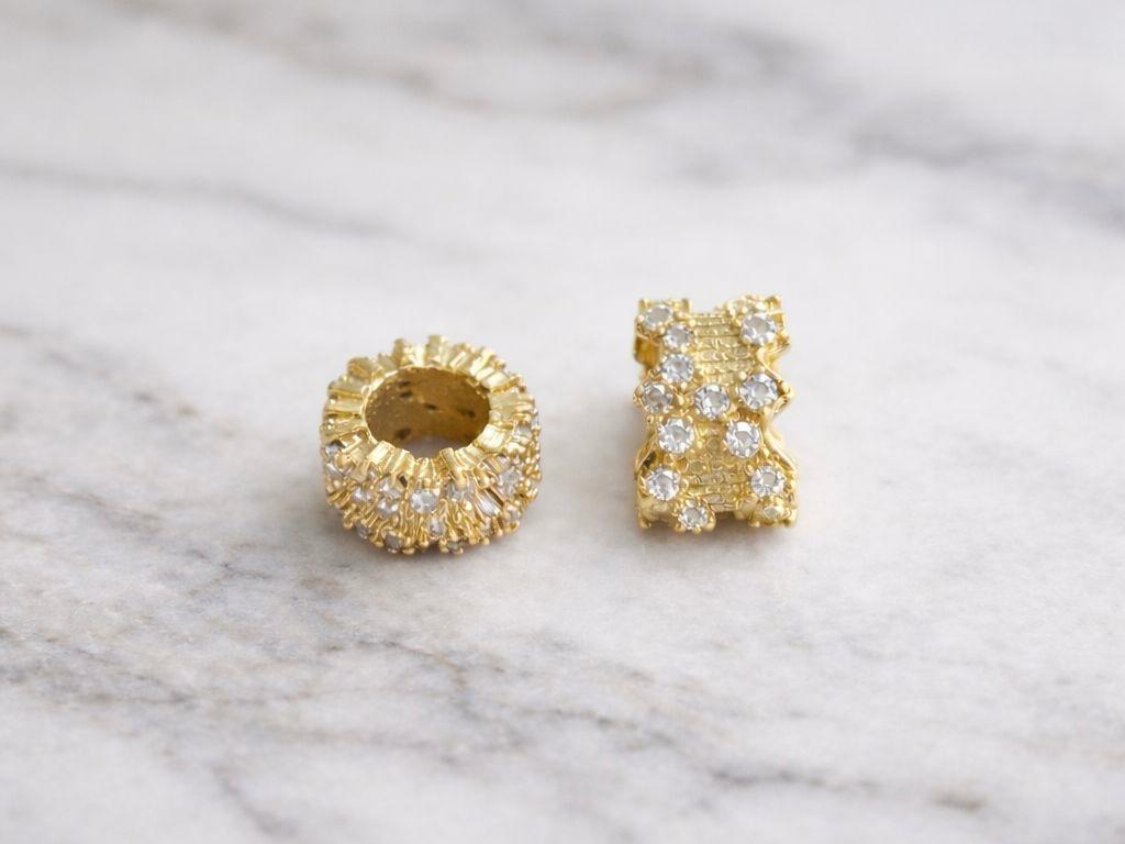 Pasante Cilindrico Microzircones 8*6MM