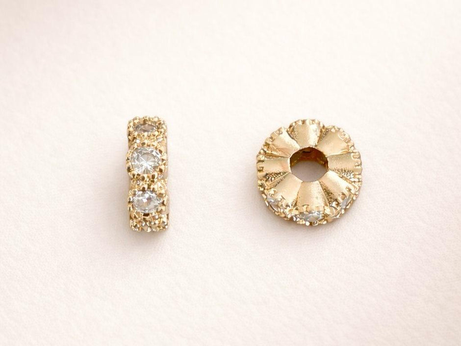 Pasante Cilindrico Microzircones 8MM